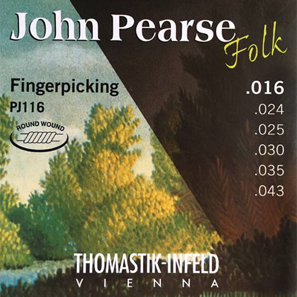 Thomastik-Infeld John Pearse Folk Fingerpicking Acoustic Guitar Strings 16-43 #PJ116