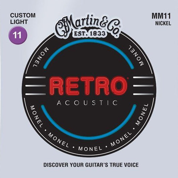 Martin Strings Monel "Retro" Acoustic Guitar Strings