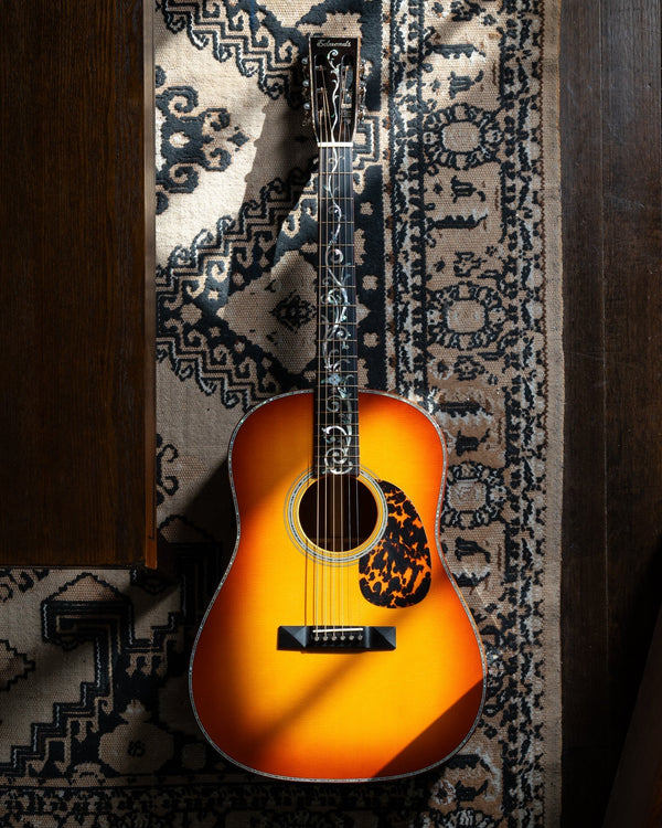 Jimmy Edmonds Guitar with inlay 