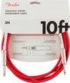 Fender Original Series Cable Straight to Straight Fiesta Red - 3m
