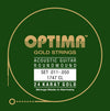 Optima Acoustic Guitar 24K GOLD Strings