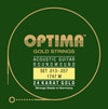 Optima Acoustic Guitar 24K GOLD Strings
