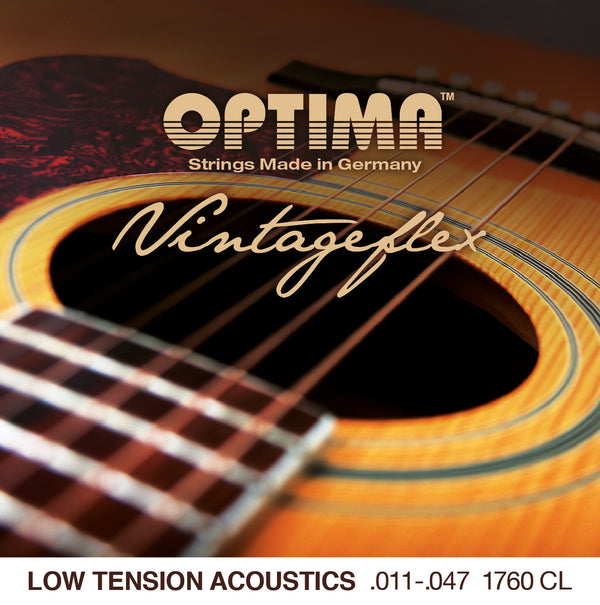 Optima VINTAGEFLEX Acoustic Strings - Low Tension