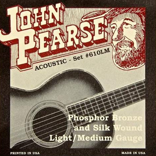 John Pearse - Phosphor Bronze & Silk Wound / Acoustic Guitar Strings #510L