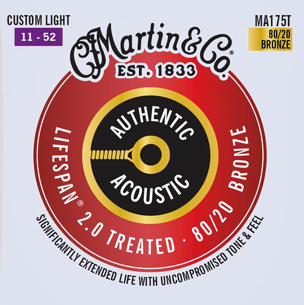 Martin Strings Authentic Acoustic SP Treated Phosphor Bronze