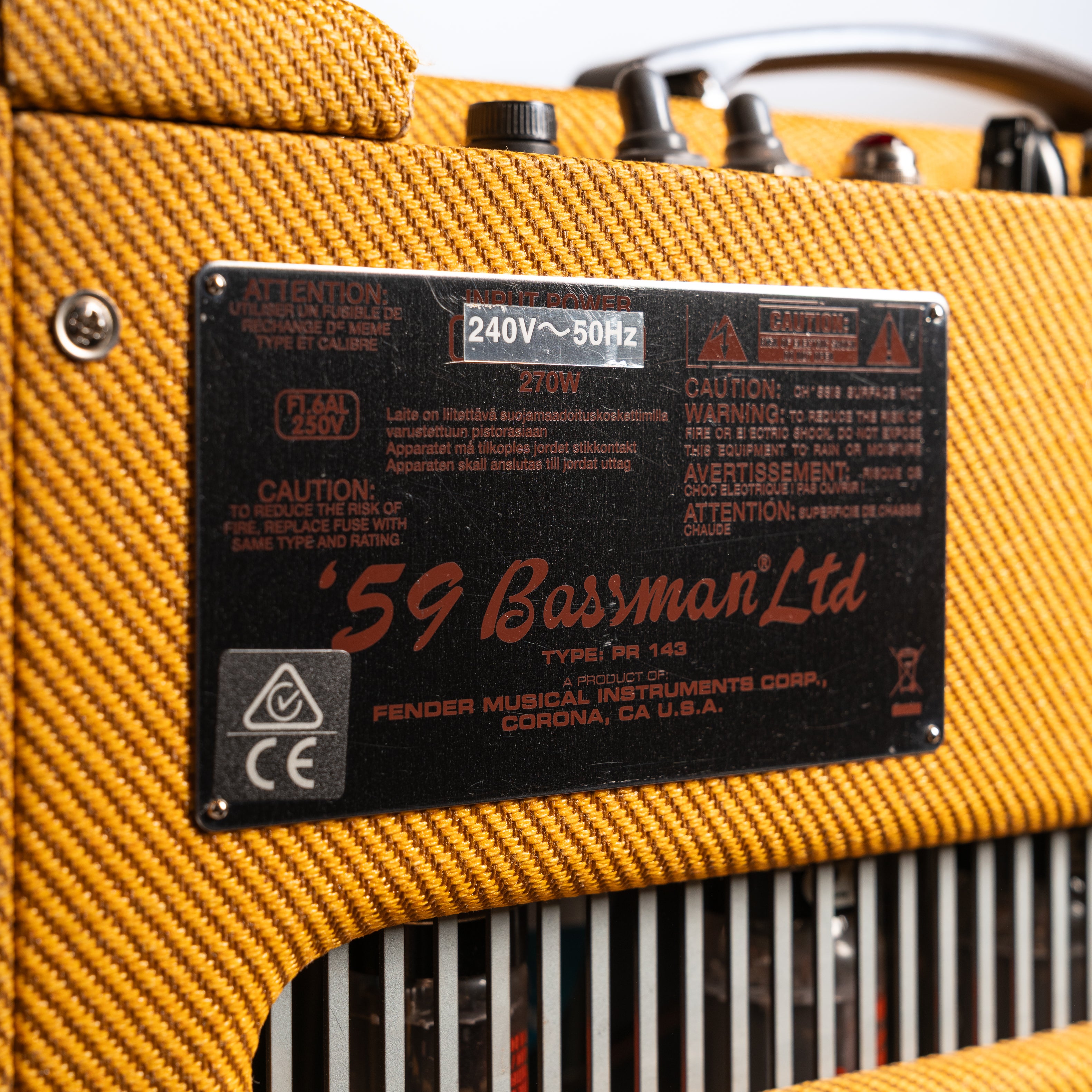 Used Fender '59 Bassman LTD Amplifier