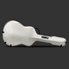 Calton Case - White Glitter : Gibson Slope Shoulder Acoustic Guitar Case