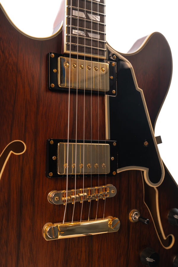 2022 D'Angelico Deluxe DC in Satin Brown Burst