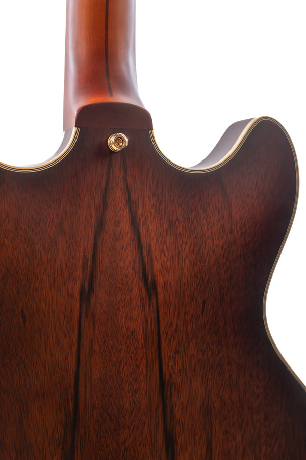 2022 D'Angelico Deluxe DC in Satin Brown Burst