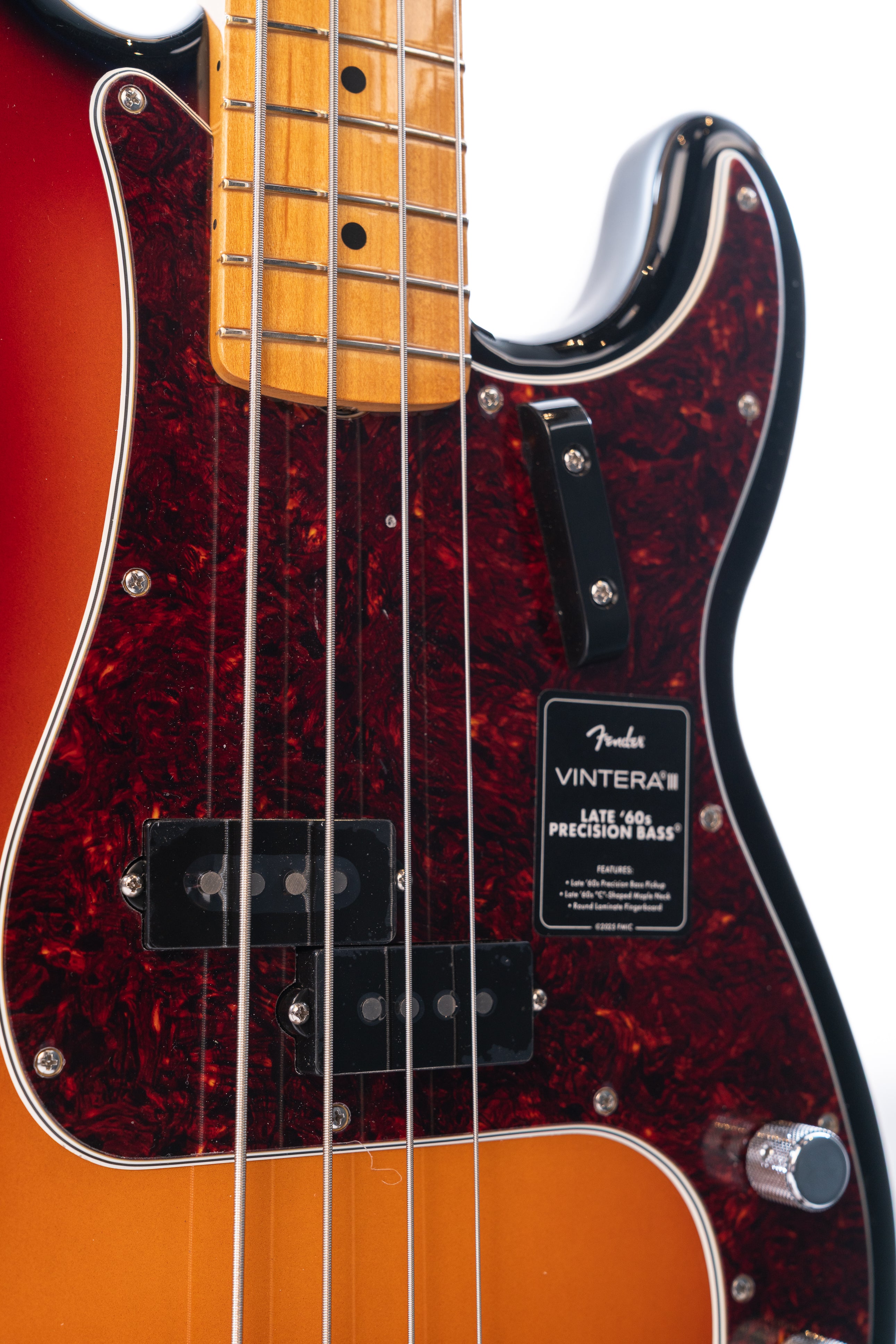 Brand New Fender Vintera III Late '60s Precision Bass in Three Tone Sunburst