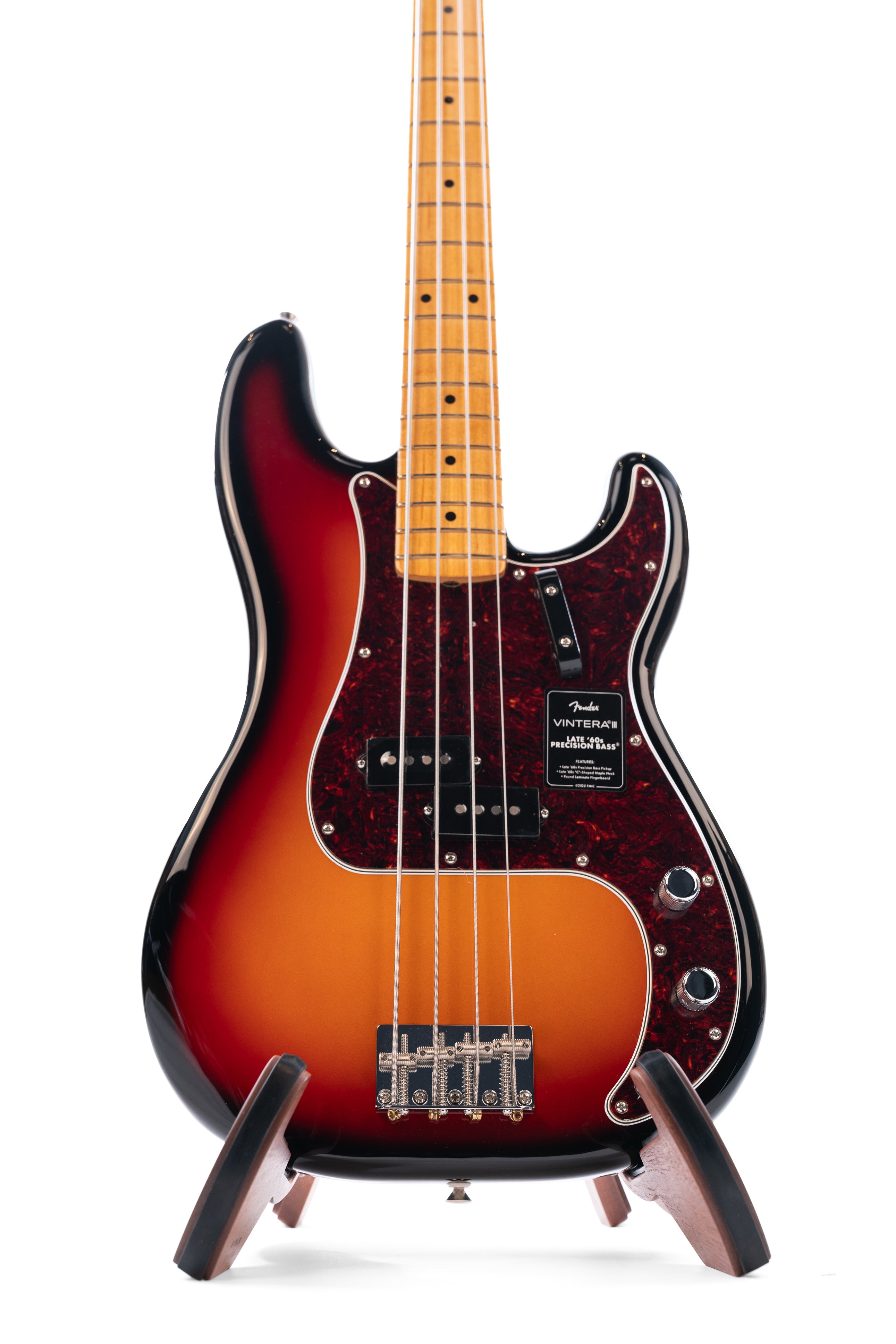 Brand New Fender Vintera III Late '60s Precision Bass in Three Tone Sunburst