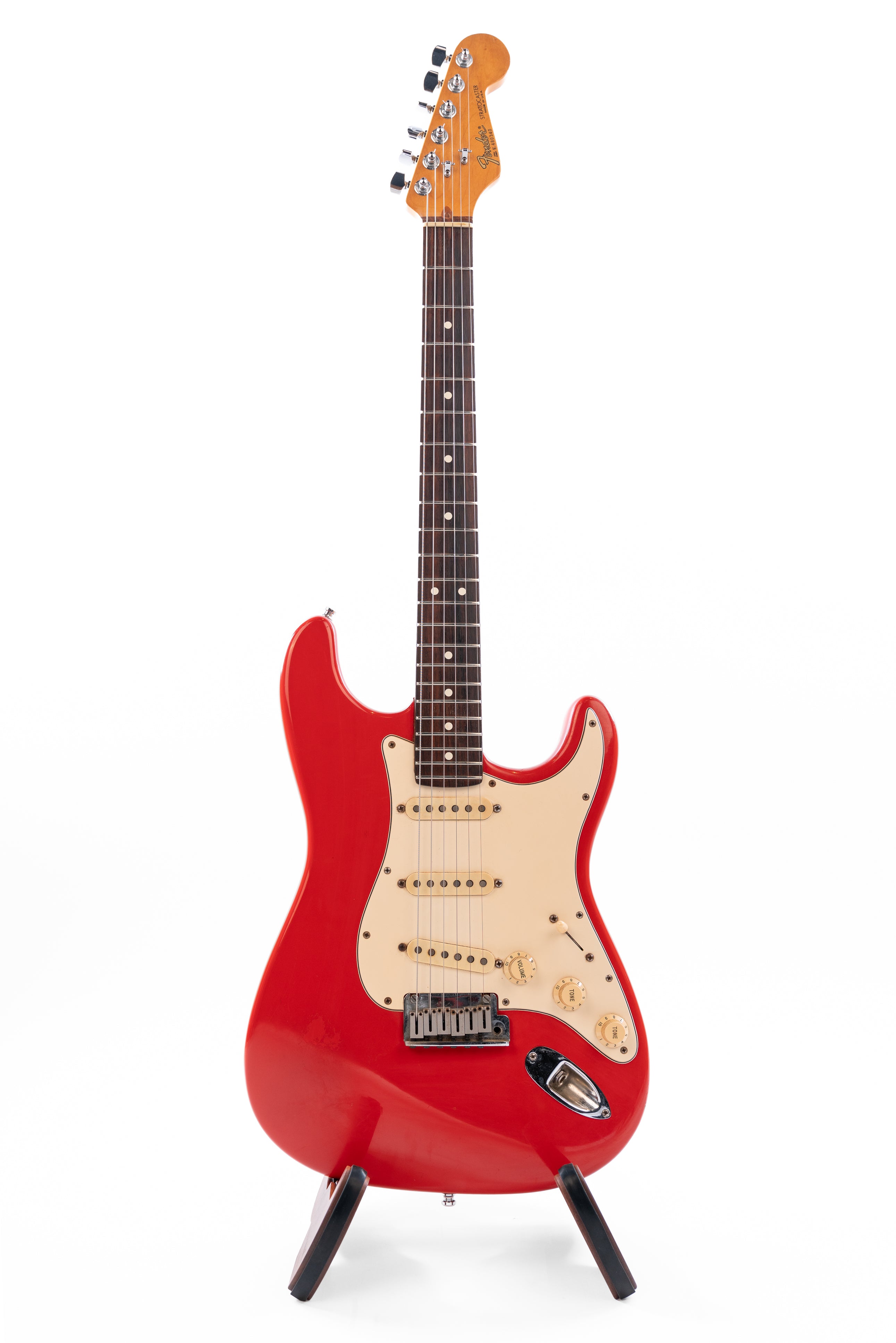 1988 Fender American Standard Stratocaster in Fiesta Red