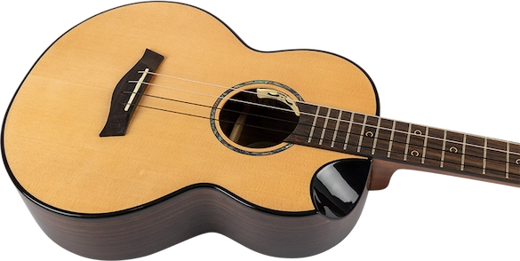 Flight Aurora Baritone EQ-A Ukulele - detail