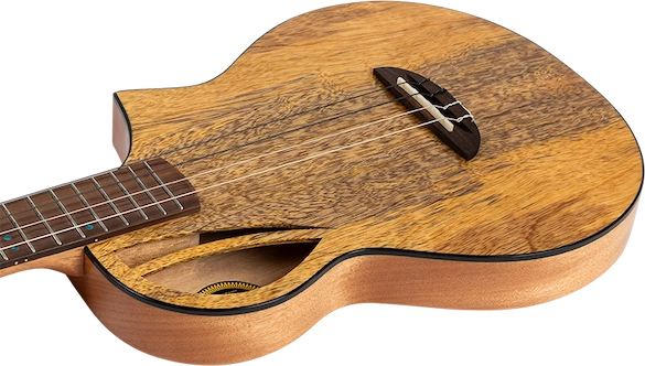 Flight Aviator Baritone Mango CE Ukulele - back