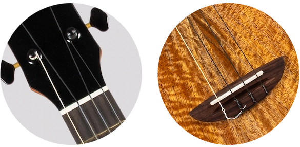 Flight Aviator Tenor Mango CE Ukulele - detail