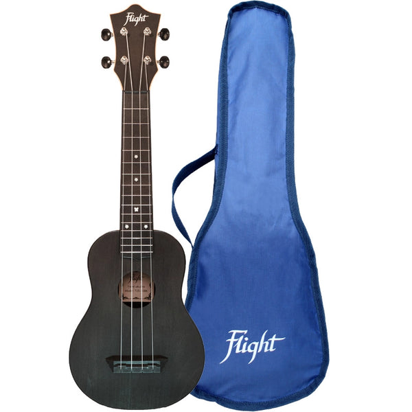 Flight TUS-35 Travel Soprano Ukulele Black
