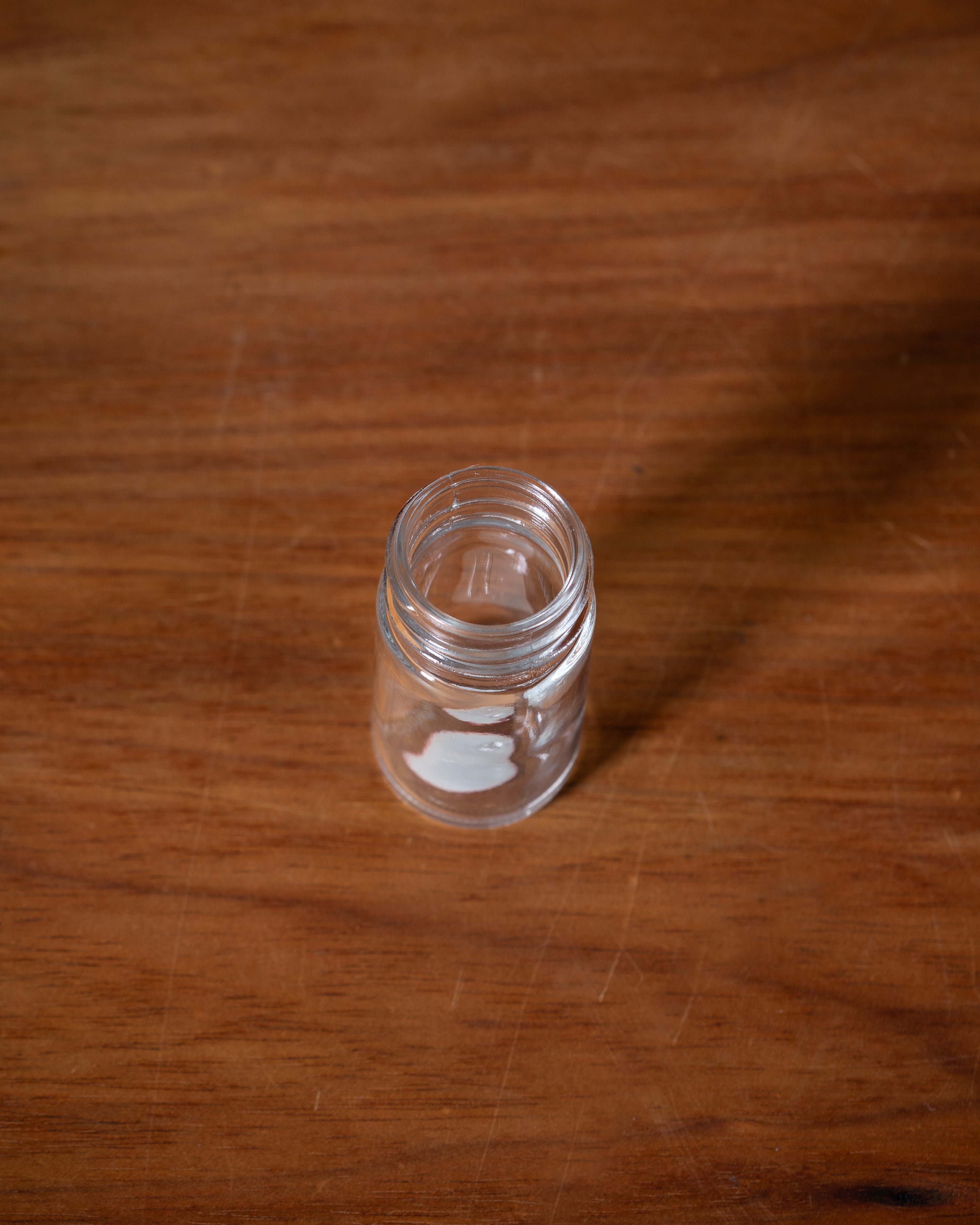 Flint Glass Medicine Bottle Slide