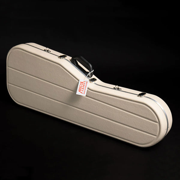 Hiscox Jaguar/Jazzmaster Electric Guitar Case - Ivory/Silver