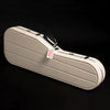 Hiscox Les Paul Electric Guitar Case - Ivory/Silver