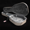 Hiscox Dreadnought Guitar Case - Ivory/Silver