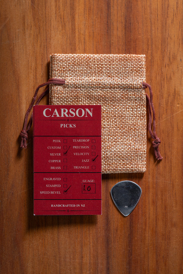 Carson Premium Pick - Sterling Silver (Jazz)