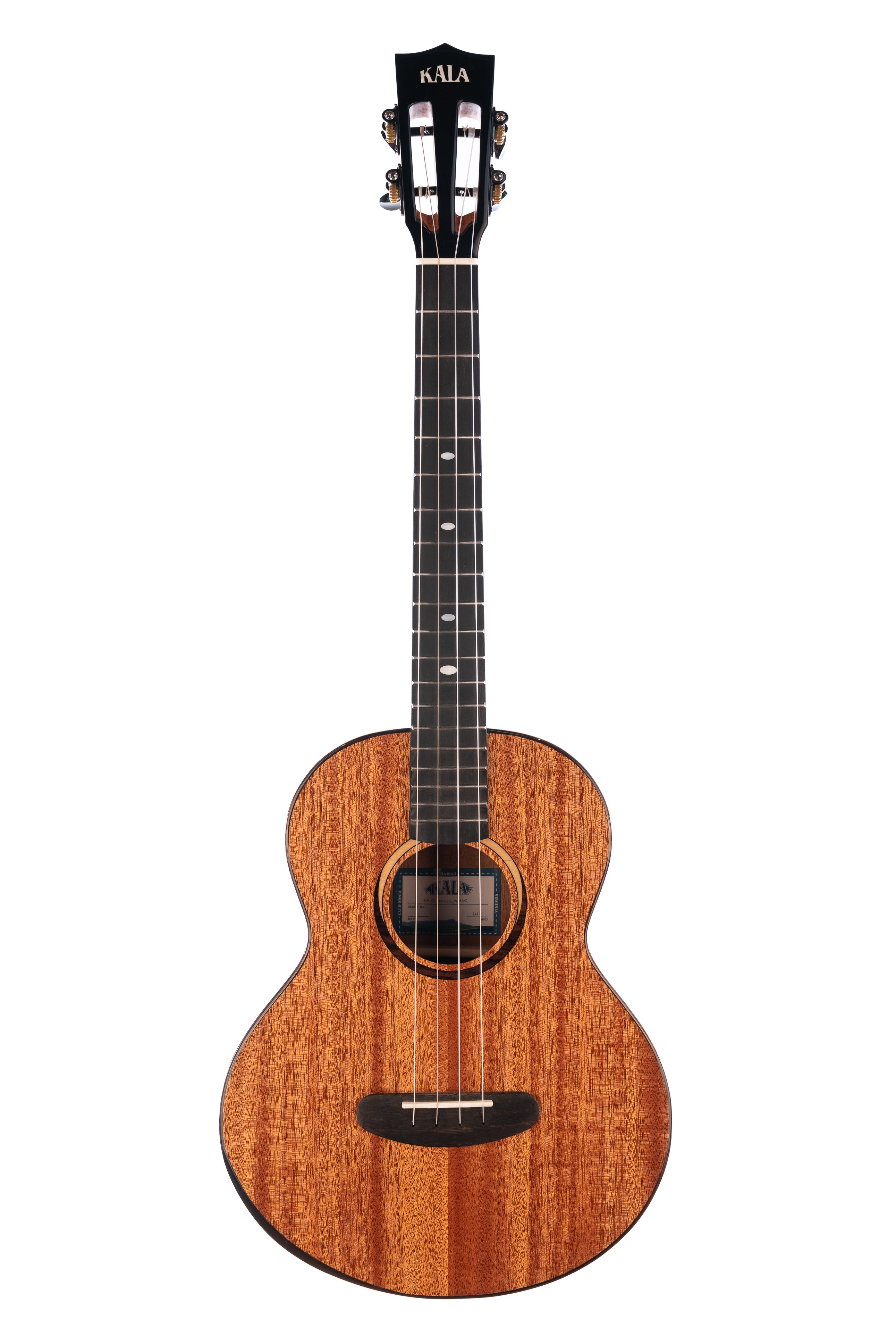 Kala Contour All Solid Gloss Mahogany Baritone Ukulele