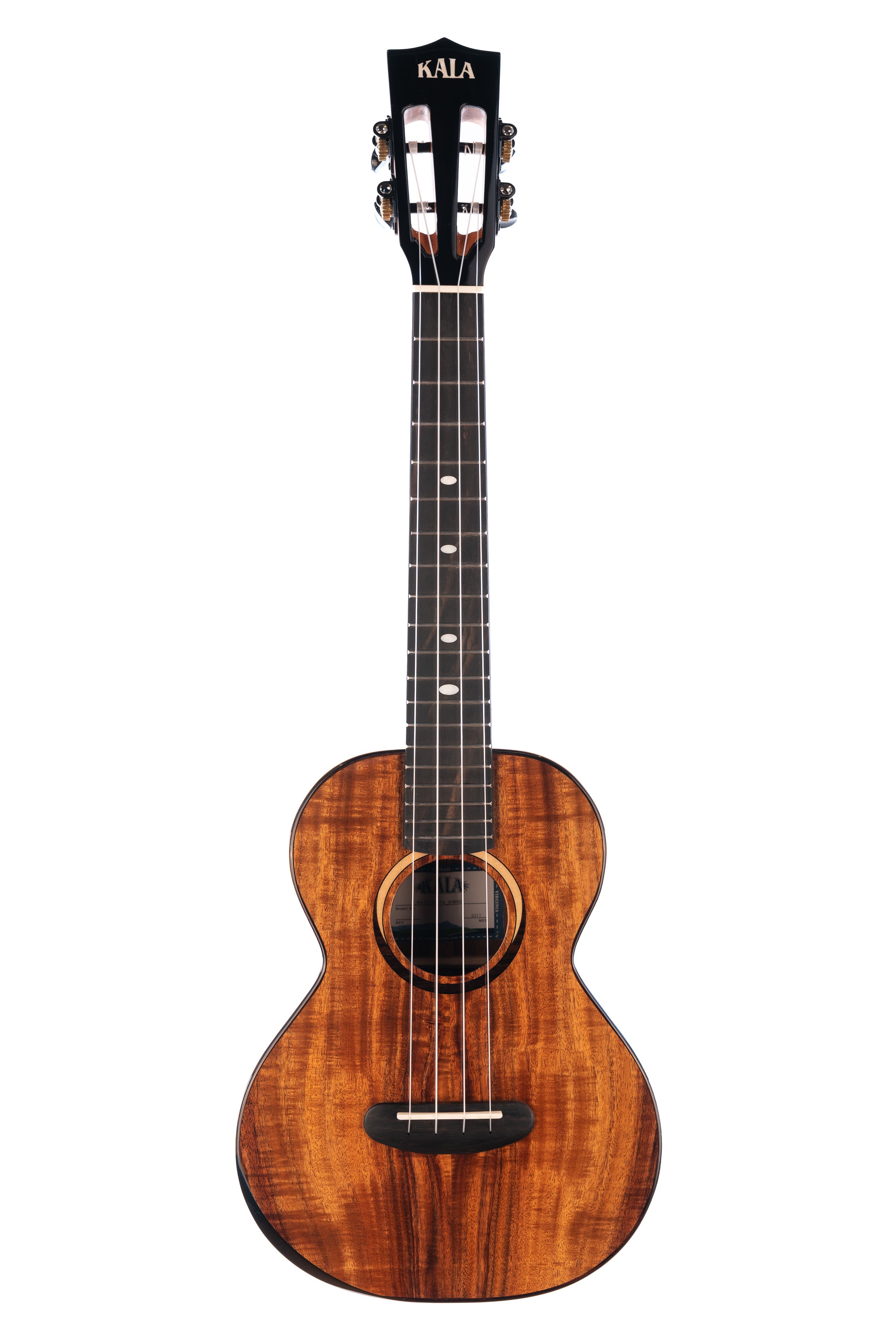 Kala Contour All Solid Gloss Acacia Tenor Ukulele