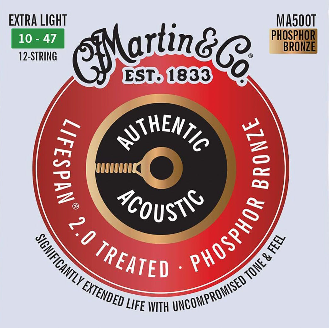 Martin Authentic Acoustic SP Treated 12 String Light 10-47
