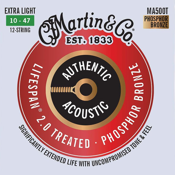 Martin Authentic Acoustic SP Treated 12 String Light 10-47