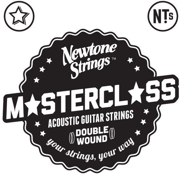 Newtone Masterclass Double Wound - Phosphor Bronze Acoustic Guitar Strings 12-54