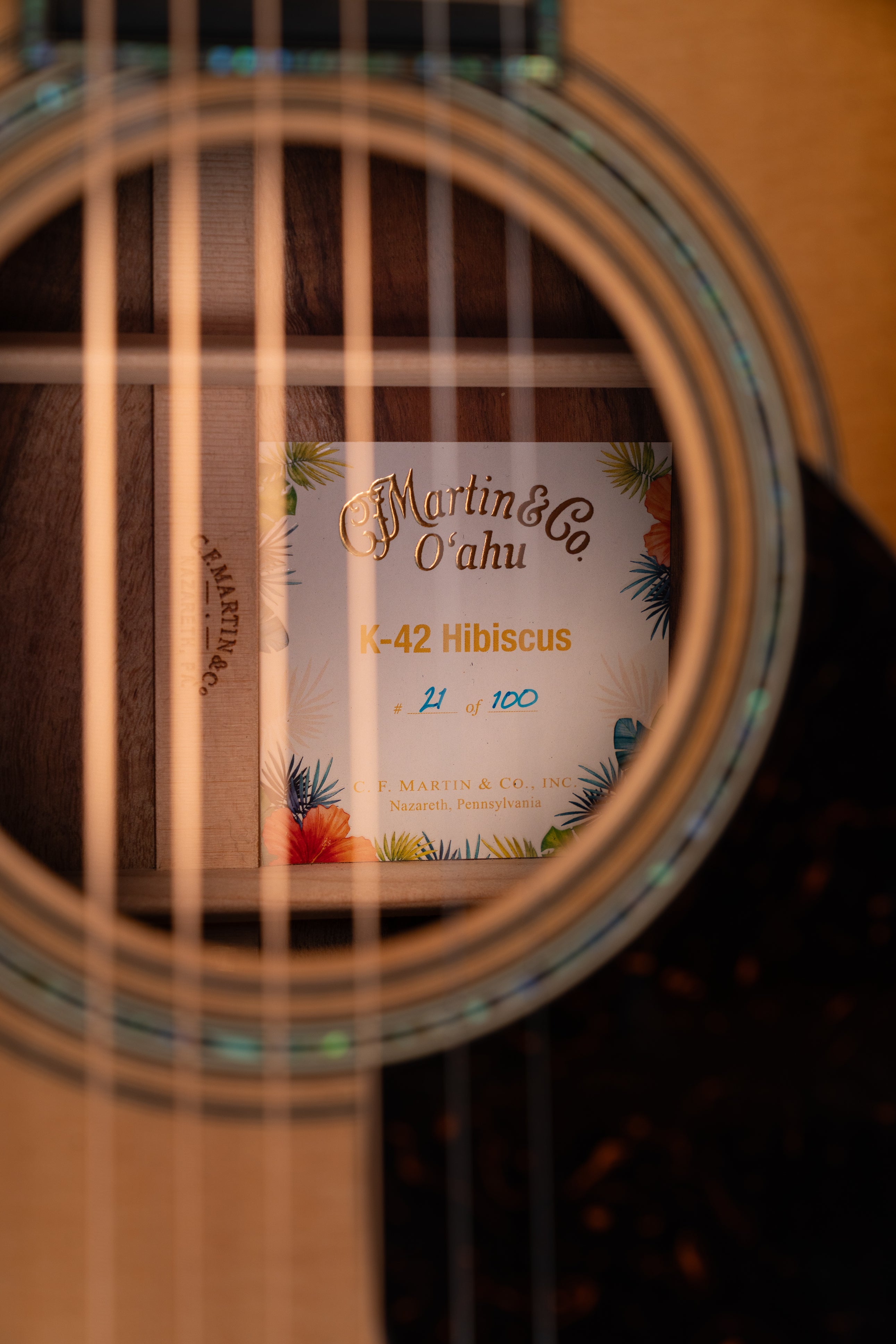Brand New Martin O'ahu K-42 Hibiscus