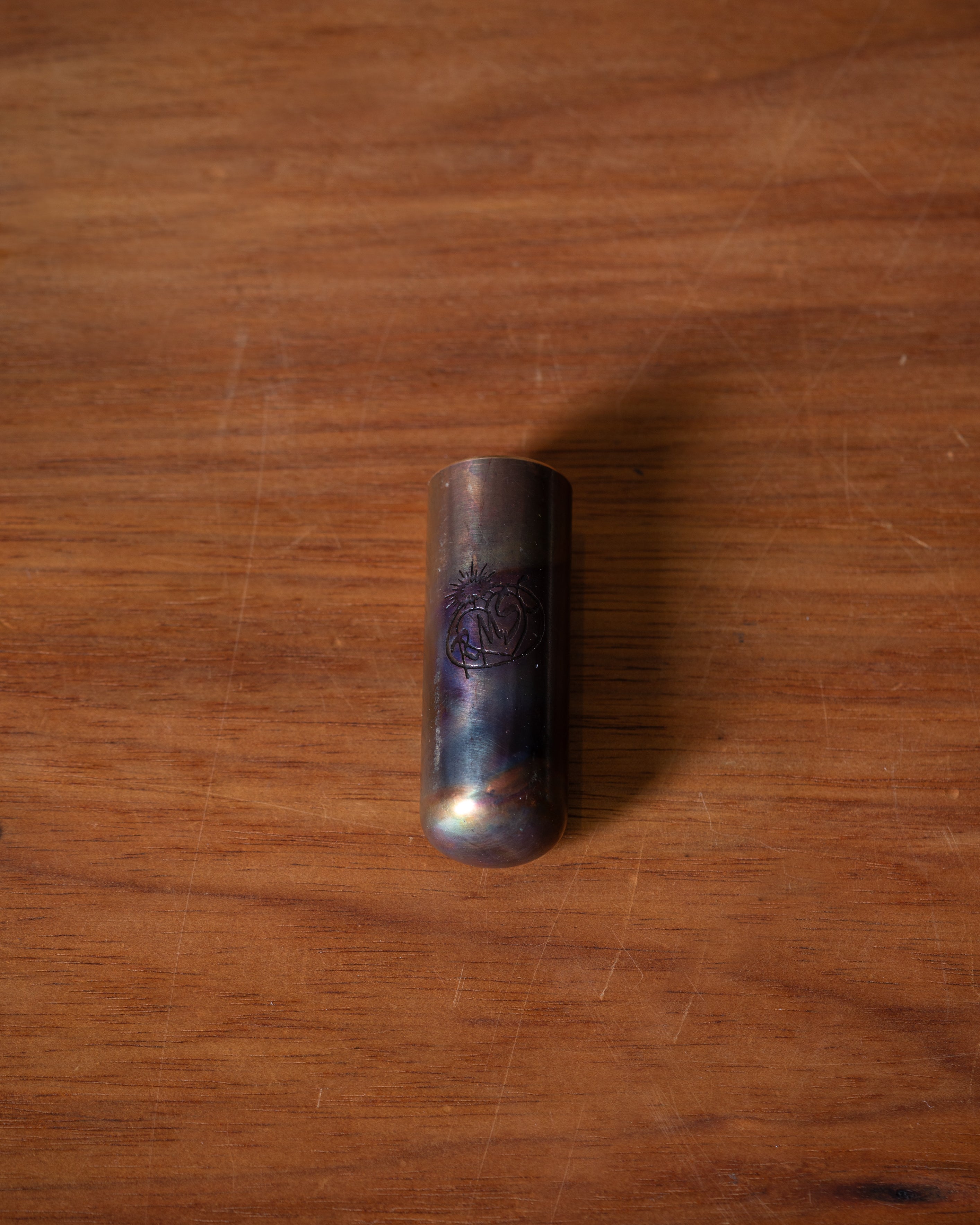 King Bee Bullet Nose Brass Slide - Rainbow Swamp