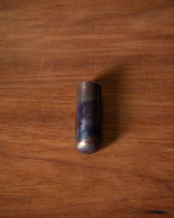 King Bee Bullet Nose Brass Slide - Rainbow Swamp