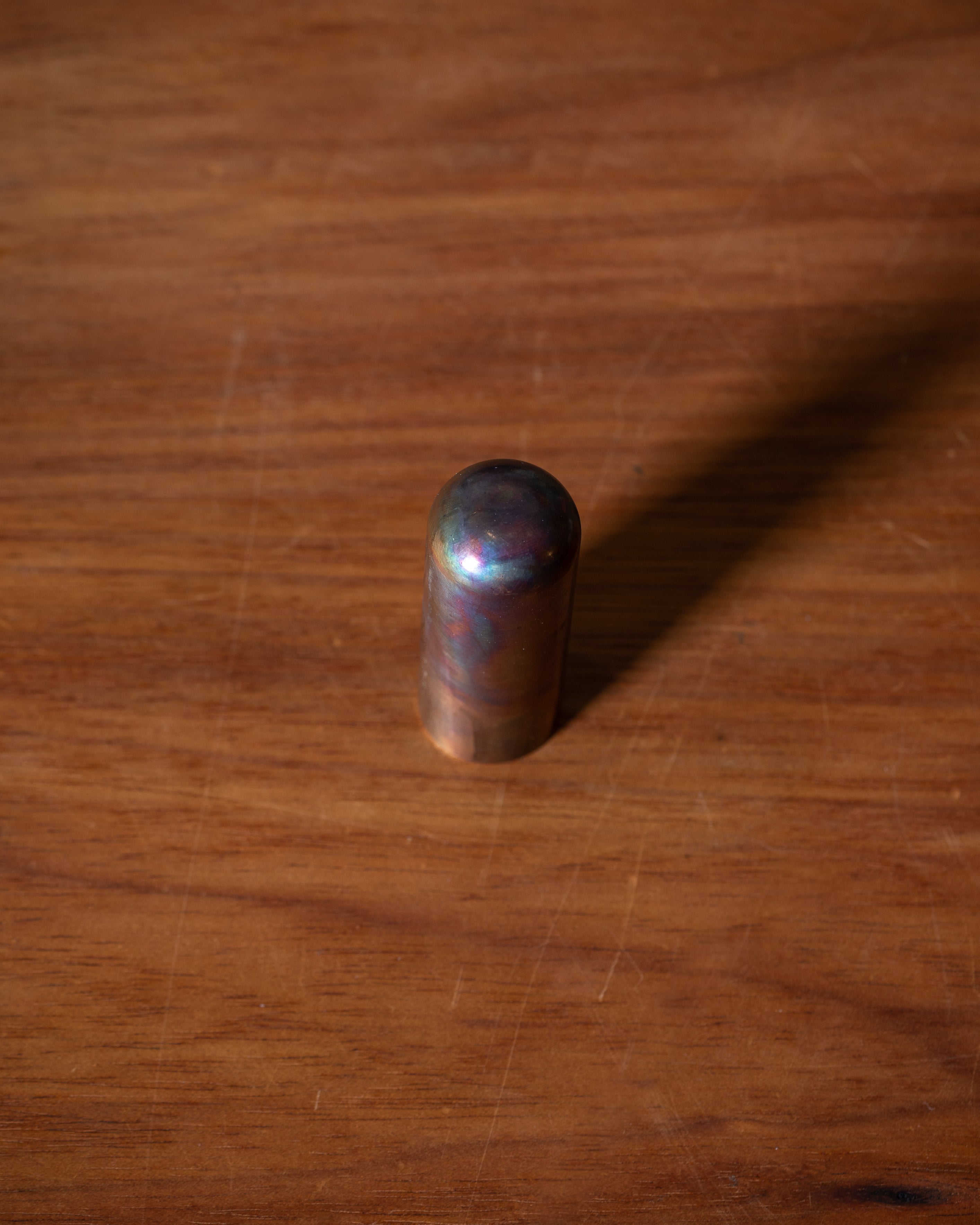 King Bee Bullet Nose Brass Slide - Rainbow Swamp