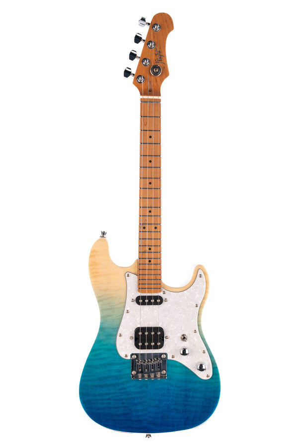 Flight Pathfinder Tenor Electric - Trans Blue Ukulele