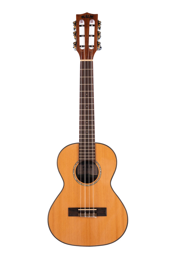 Brand New Kala Gloss Solid Cedar Top Acacia 6-String Tenor Ukulele