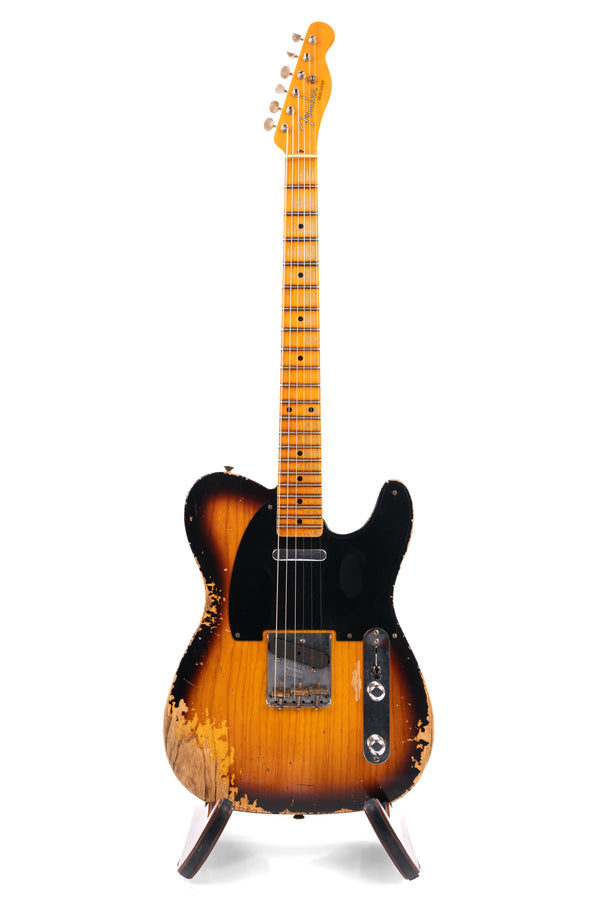 Fender Custom Shop '52 Telecaster Super Heavy Relic in 2 Tone Sunburst