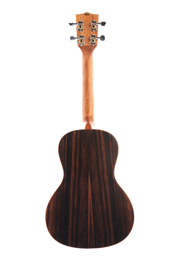 Kala Solid Spruce Top Striped Ebony Concert Ukulele