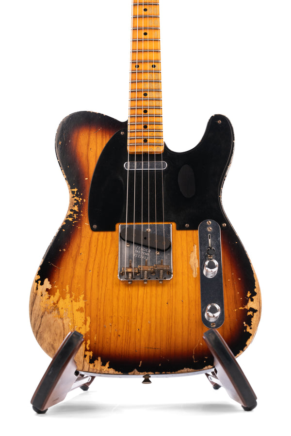 Fender Custom Shop '52 Telecaster Super Heavy Relic in 2 Tone Sunburst
