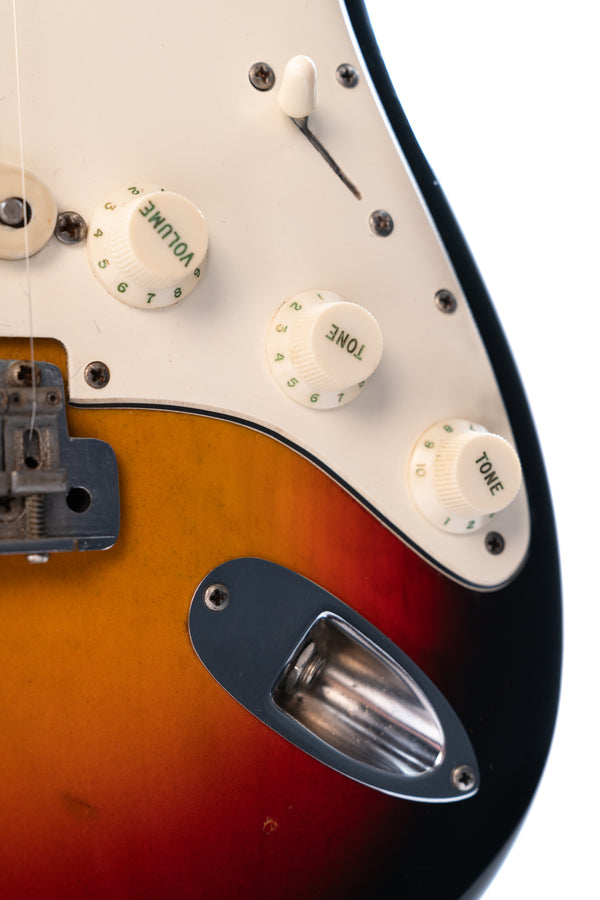 1969 Fender Stratocaster in Three Tone Sunburst (refinished)