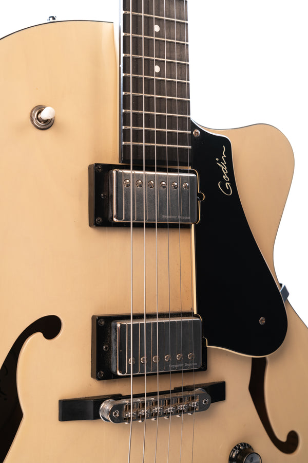2020 Godin 5th Avenue Uptown LTD in Transparent Cream