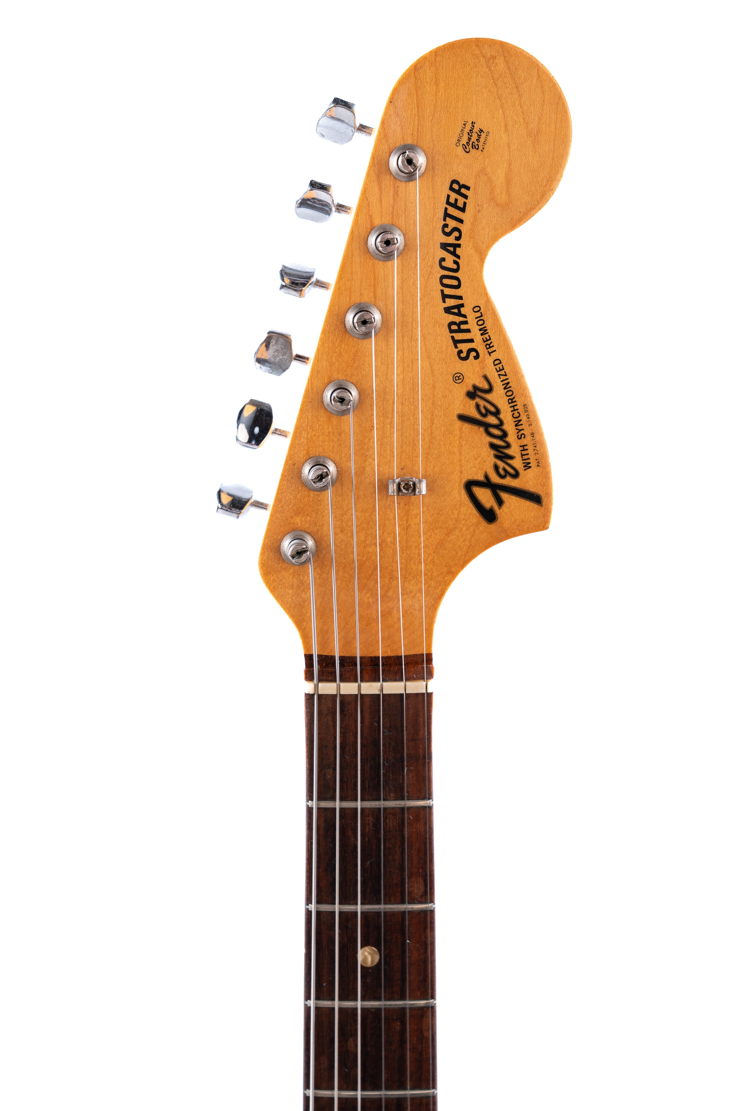 1969 Fender Stratocaster in Three Tone Sunburst (refinished)