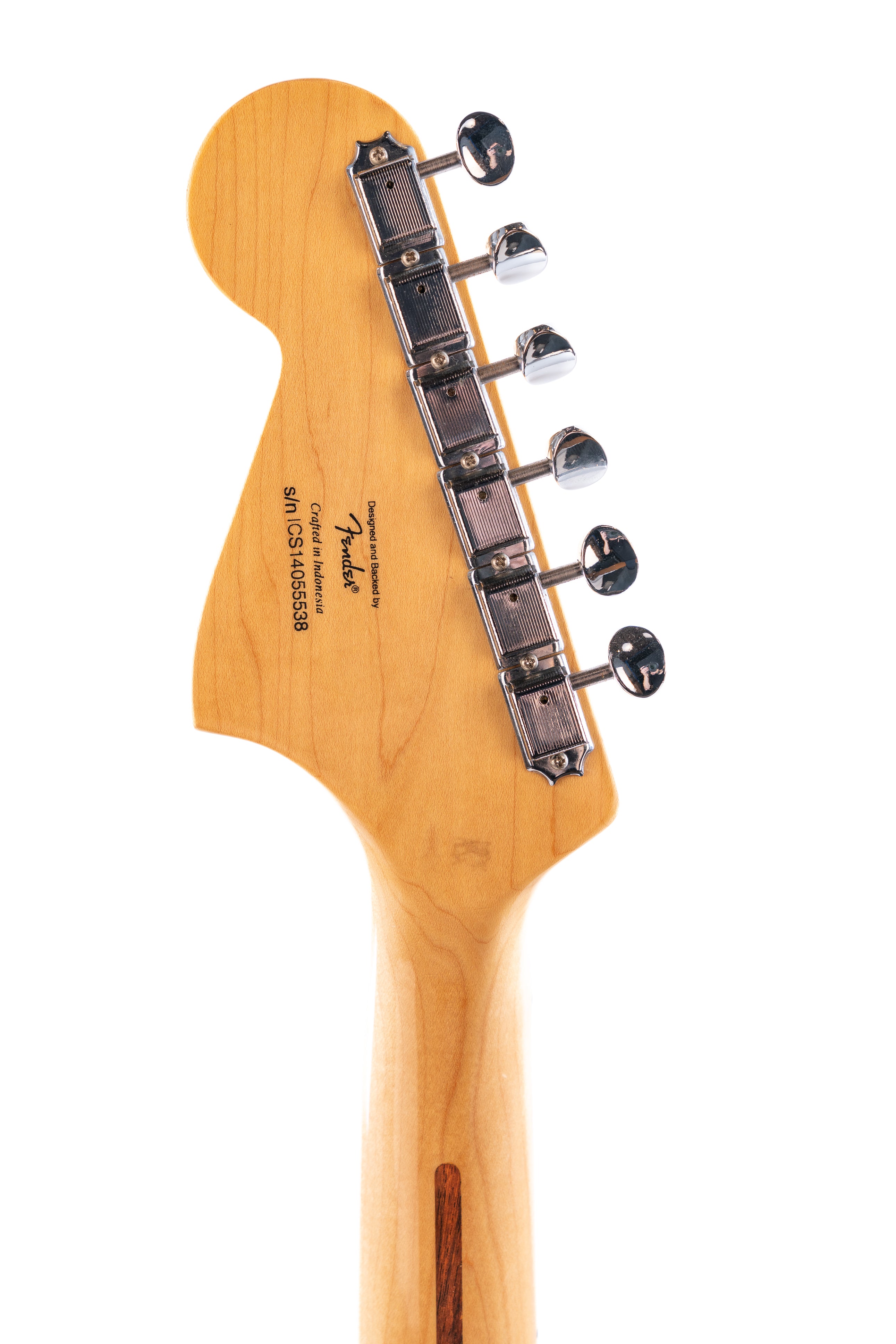 2014 Squier Vintage Modified Bass VI in Olympic White