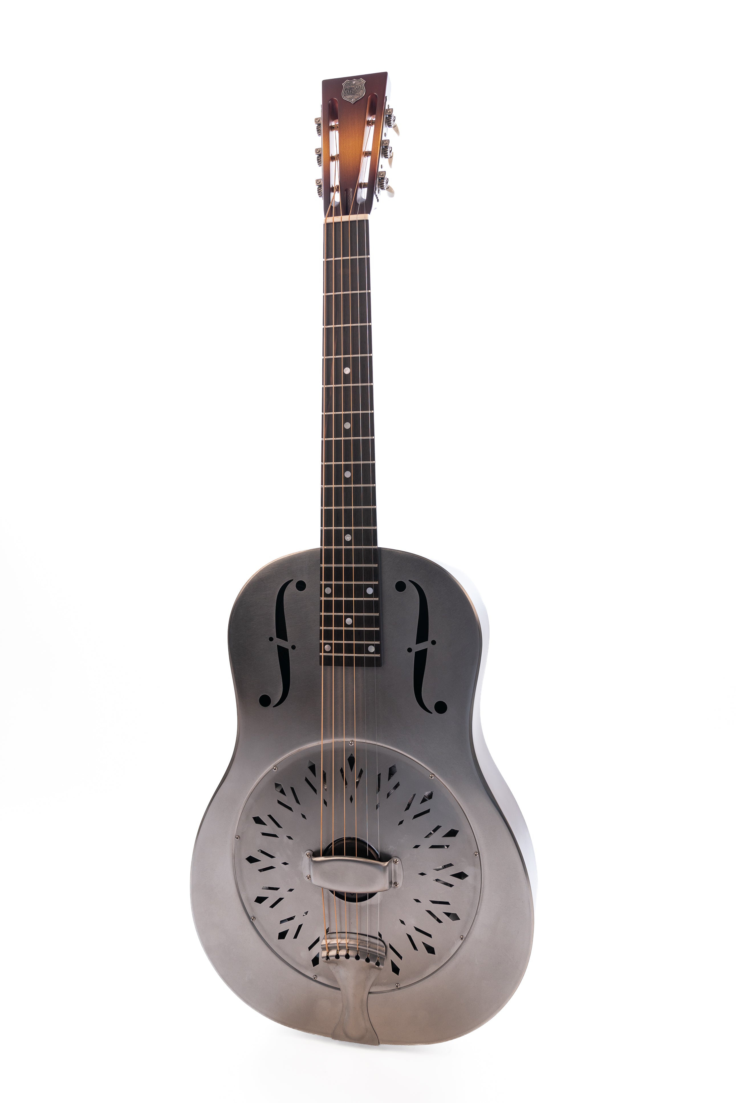 Brand New National Raw Steel 12th Fret Resonator
