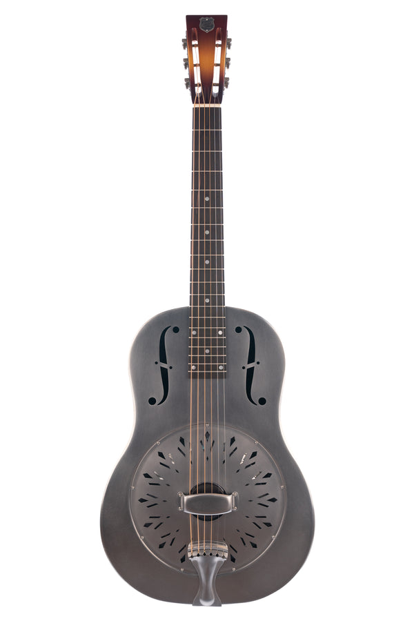 Brand New National Raw Steel 12th Fret Resonator