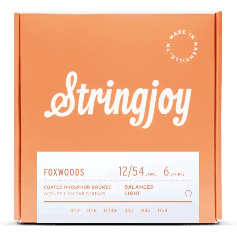 Stringjoy Foxwoods - Coated Phosphor Bronze Acoustic Guitar Strings