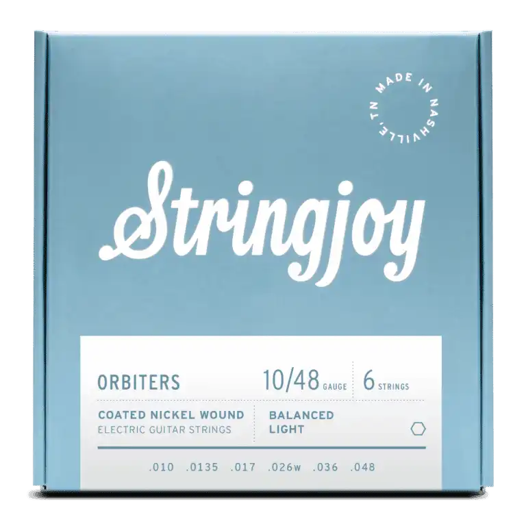 Stringjoy Orbiters - Coated Nickel Wound Electric Guitar Strings