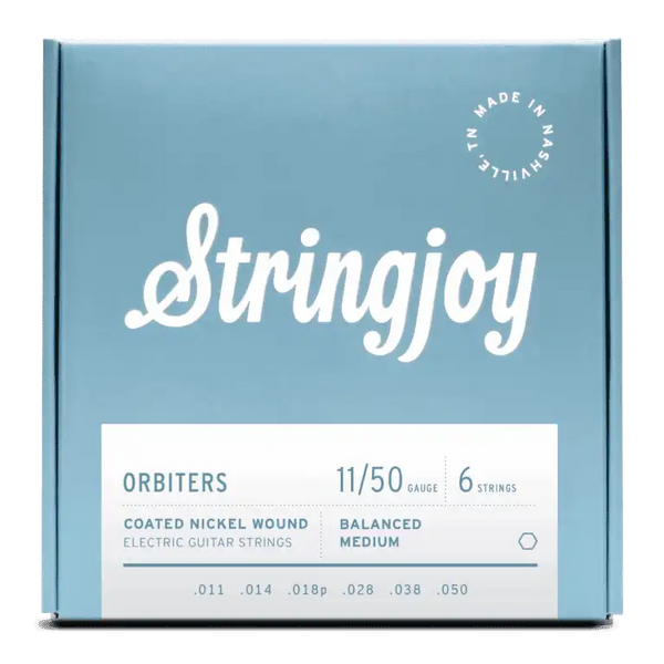 Stringjoy Orbiters - Coated Nickel Wound Electric Guitar Strings