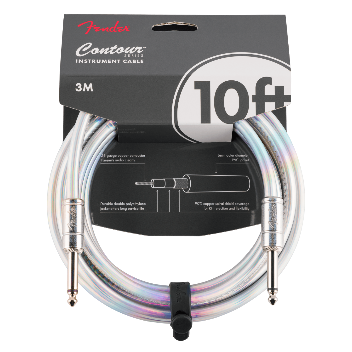 Fender Contour Series Galaxy Cable Straight to Straight - 3m