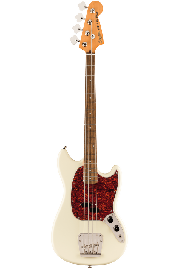 Brand New Fender Squier Classic Vibe ’60s Mustang Bass in Olympic White